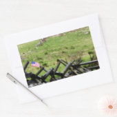 ゲチスバーグ戦場 長方形シール (封筒)