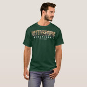 ゲチスバーグ歴史地図 Tシャツ (正面フル)