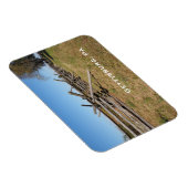 ゲチスバーグPAの木製フェンス マグネット (右側)