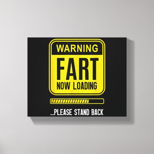 ゲッおもしろいグ キャンバスプリント (正面)