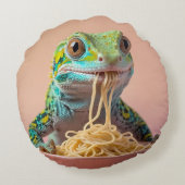 ゲッおもしろいコ食べスパゲティ ラウンドクッション (裏面)