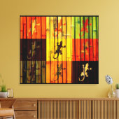 ゲッカラフルクス – キャンバスプリント (インサイチュ (リビング))