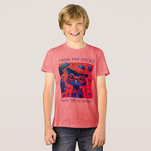 ゲッコから トライブレンドＴシャツ (正面全面)