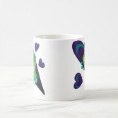 ゲッコとハート コーヒーマグカップ (中央)