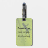 ゲッコシルエット ラゲッジタグ (裏面縦)