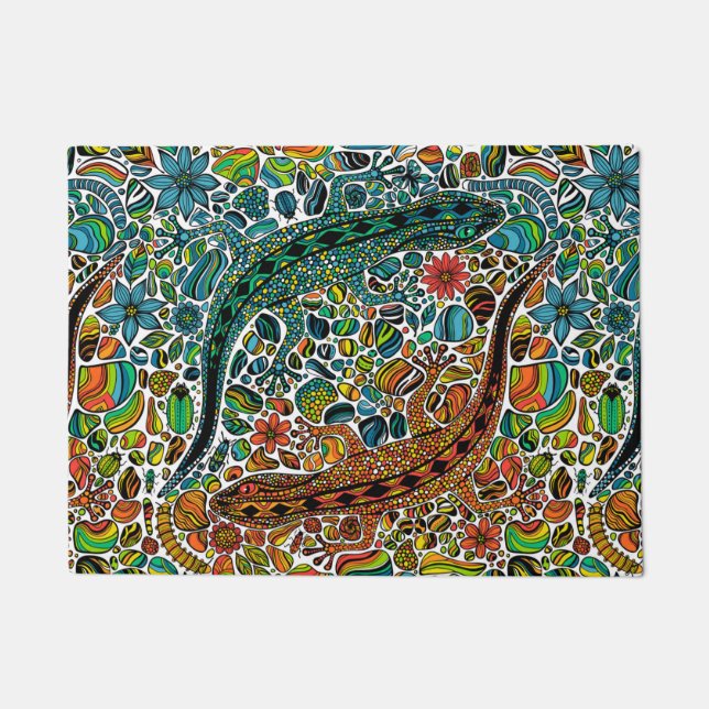 ゲッコスを探す ドアマット (正面)