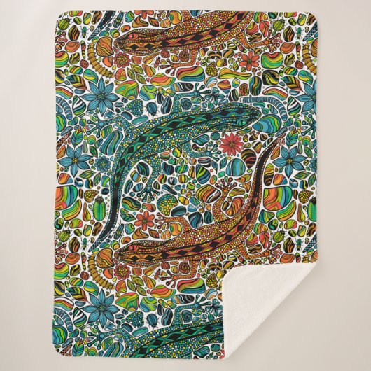 ゲッコスを見つける シェルパブランケット (正面)