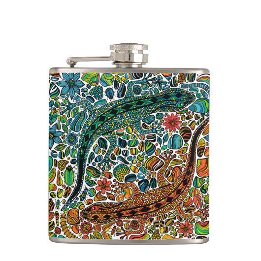 ゲッコスを見つける フラスク (正面)