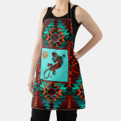 ゲッコトカゲと太陽 エプロン (インサイチュ)