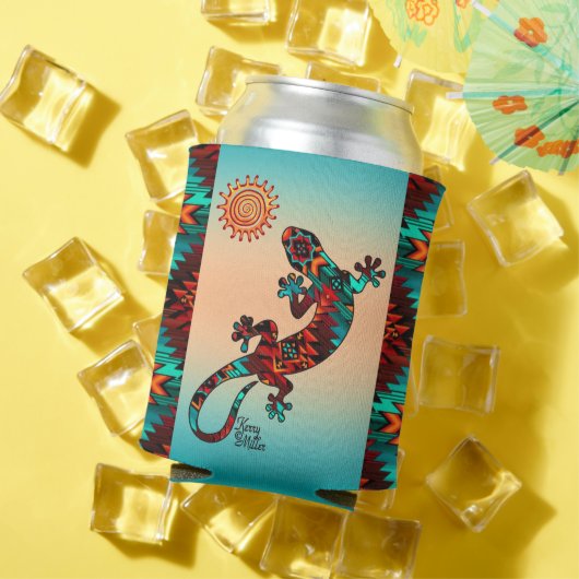 ゲッコトカゲと太陽 缶クーラー (インサイチュ 夏)