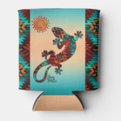 ゲッコトカゲと太陽 缶クーラー (正面)