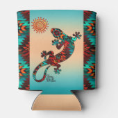 ゲッコトカゲと太陽 缶クーラー (裏面)