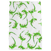 ゲッコトカゲ爬虫類型 ミディアムペーパーバッグ (裏面)