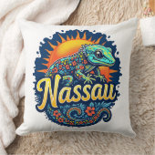 ゲッコナッソーバハマカリブの クッション (ブランケット)