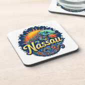 ゲッコナッソーバハマカリブの コースター (左側)