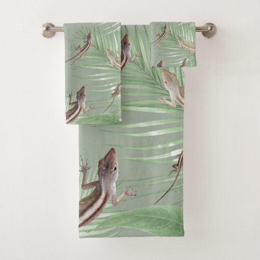 ゲッコージャングルドリーム#2 #decor #art バスタオルセット (インサイチュ)