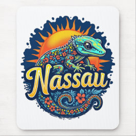 ゲッコー ナッソー バハマ カリブ海 マウスパッド