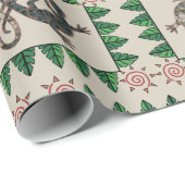 ゲッコ爬虫動物 ラッピングペーパー (ロールコーナー)