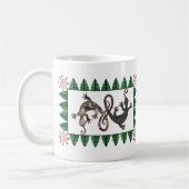 ゲッコ爬虫類 コーヒーマグカップ (左)