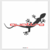 ゲッコ – 黒 シール (シート)