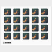 ゲッセマネの園のキリスト キリスト教絵画 スクエアシール (シート)