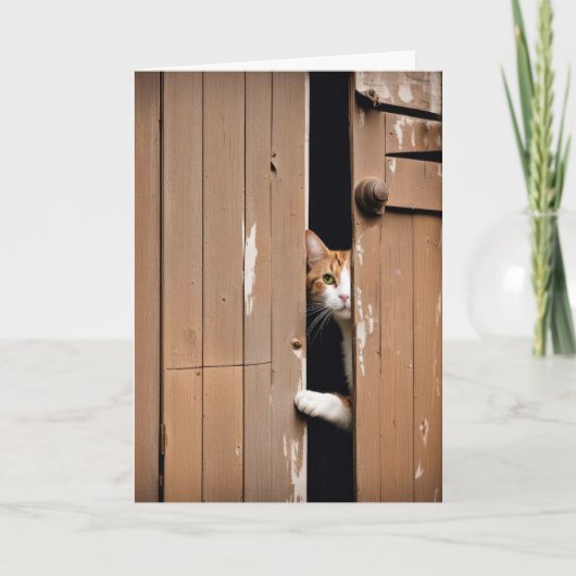 ゲッチングオールド誕生日バーンキャット カード (正面)