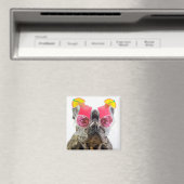 ゲッティイメージ |カクテルグラス付き犬 マグネット (インサイチュ (食洗機))