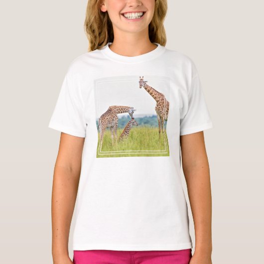ゲッティイメージ キリン科 Tシャツ (正面)