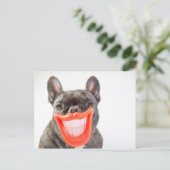 ゲッティイメージ |笑顔の犬 ポストカード (スタンド正面)