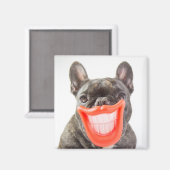 ゲッティイメージ |笑顔の犬 マグネット (正面/裏面)