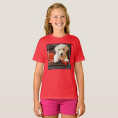 ゲッティイメージ | Puppy On A Sofa Tシャツ (正面フル)