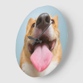 ゲッティイメージ | Very Happy Corgi ラージ壁時計 (傾斜)