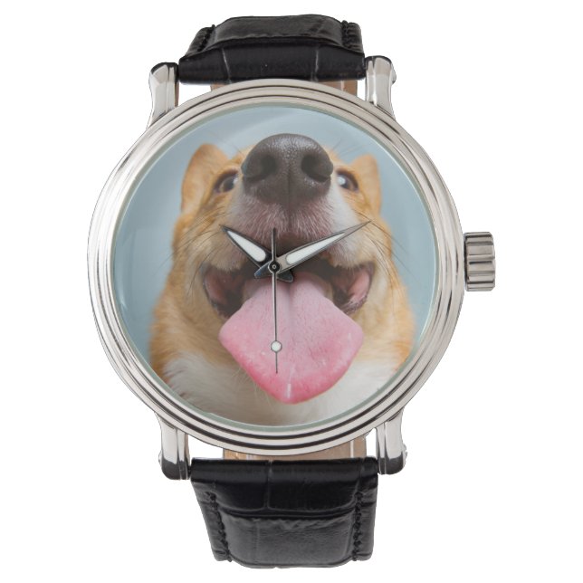 ゲッティイメージ | Very Happy Corgi 腕時計 (正面)