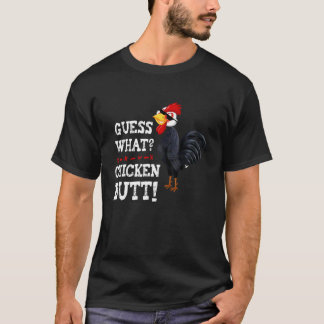 ゲットウチキンお尻トゥグチキンデザイン Tシャツ