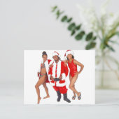 ゲットサンタとフッドからの小妖精や小人 シーズンポストカード (スタンド正面)