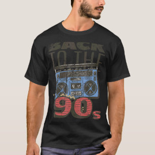 ゲットブラスターバックトゥ90のパーティーお尻ラップのお尻R&b Tシャツ
