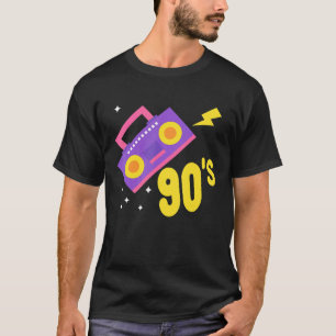 ゲットブラスターバックトゥ90のパーティーお尻ラップのお尻R&b Tシャツ