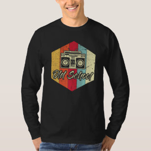 ゲットブラスター80年代90年代パーティーお尻お尻ラップのR&b Ret Tシャツ