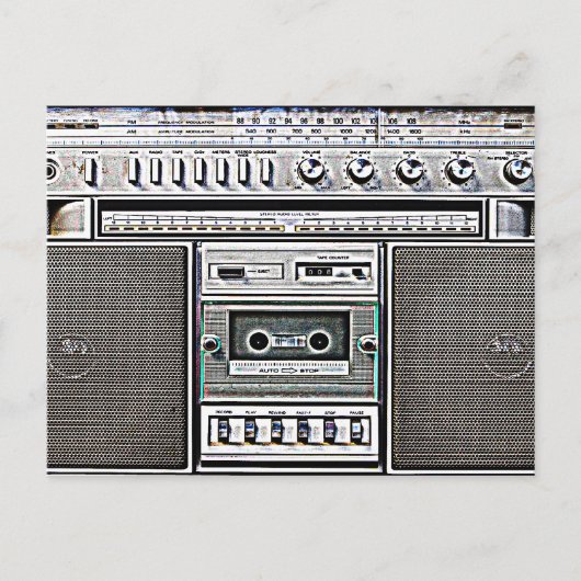 ゲットブラスター ポストカード (正面)