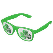 ゲットラッキーセントパトリックレトロパーティーグラス レトロサングラス (アングル)