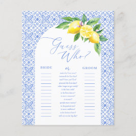 ゲットレモンポジターノブライダルシャワーゲーム