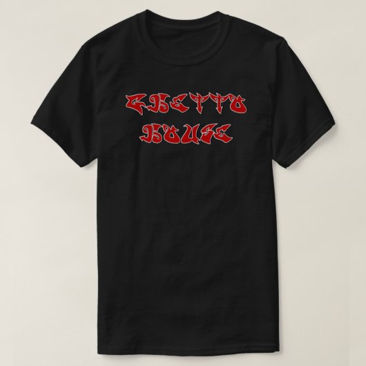 ゲットーハウス Tシャツ (デザイン正面)