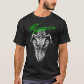 ゲット・ズウォンプト・アリゲーター・スカル 1 Tシャツ (正面)