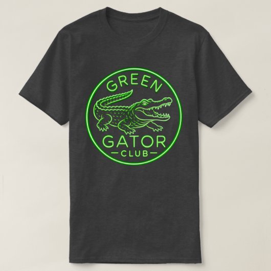 ゲット・ズウォンプト・グリーン・ゲーター・クラブ Tシャツ (デザイン正面)