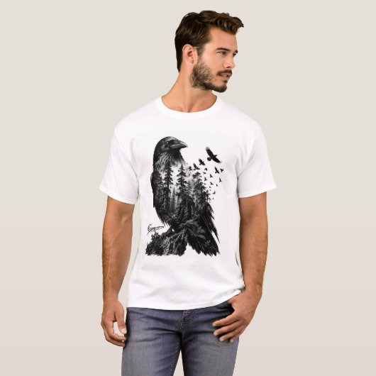 ゲット・ズウォンプト・レイヴン Tシャツ (正面フル)