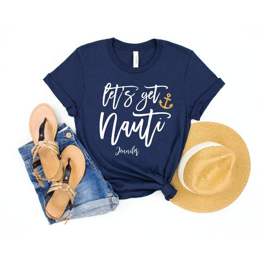 ゲット・ノーティ | 面白いハッピーアワー Tシャツ