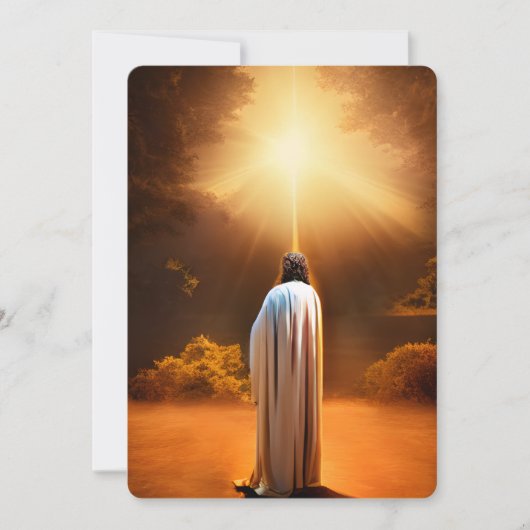 ゲッ祈セマネのイエス サンキューカード (正面)