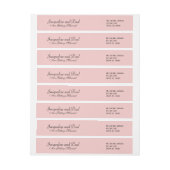 ゲッ結婚ティングバラパステル ラップアラウンドラベル (シート)
