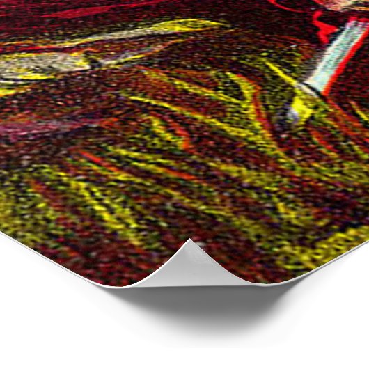 ゲツセマネのイエスは角度と話している ポスター (角)