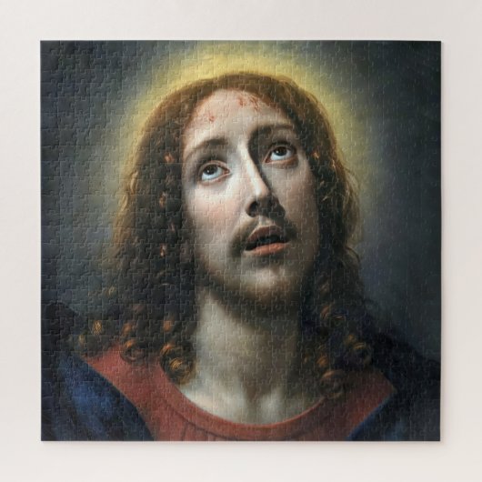 ゲツセマネのイエス・キリストの苦悩 ジグソーパズル (縦)